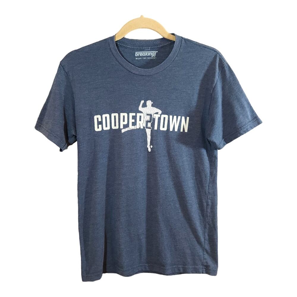 BreakingT Cooper2Town Derek Jeter #2 NY Yankees Hall of Fame T-shirt Adult S